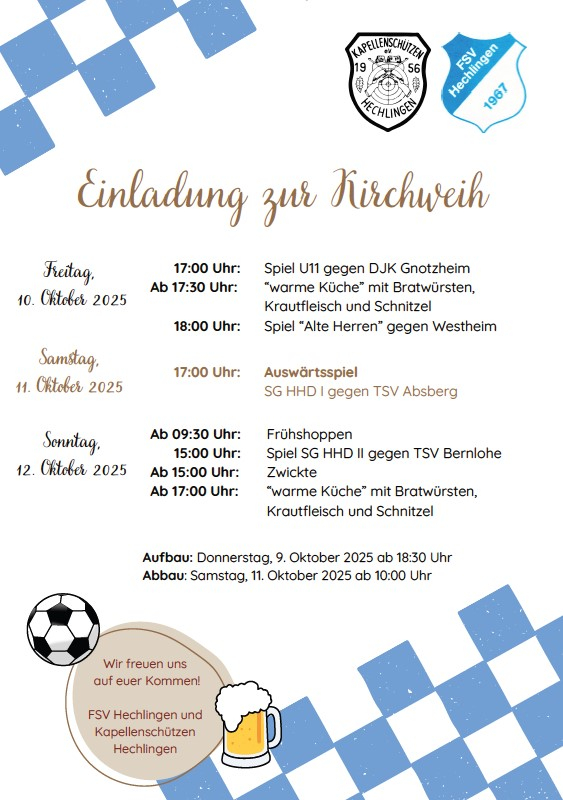 Einladung Hechlingen
